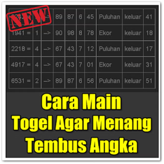 Menebak Ganjil Genap Togel Online